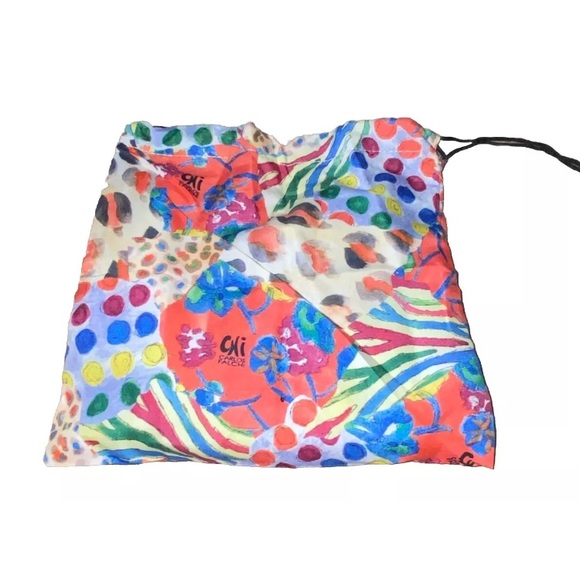 CHI Carlos Falchi Snakeskin Look-Leather CrossBody Purse Handbag VTG  W/Dust bag - Picture 10 of 10